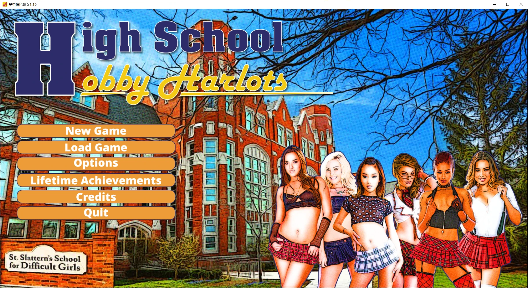[SLG/沙盒] 高中情色妓女 High School Hobby Harlots ver1.19 AI汉化版[更新/5.4G] ACG手游 第1张