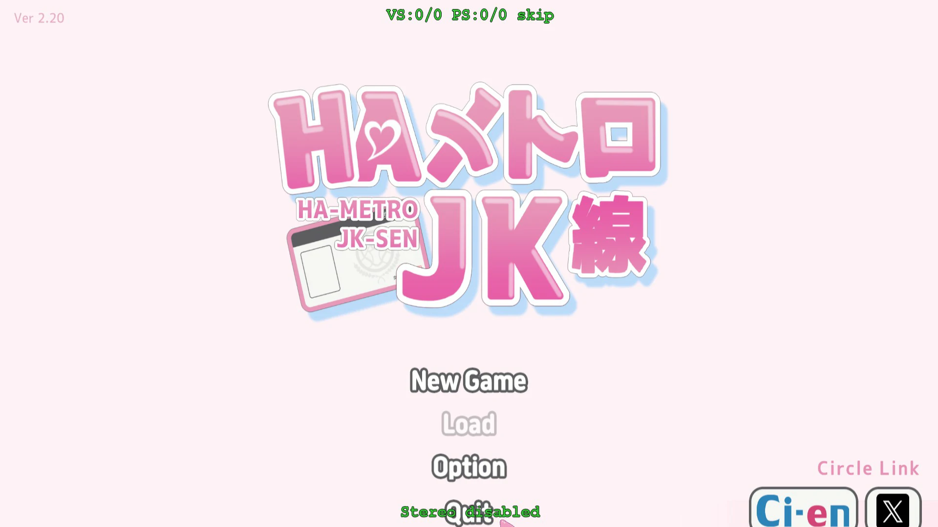 [日系SLG/少女] HA电车JK线 HAメトロJK線 Ver2.20 官方中文版[610M] ACG手游 第1张