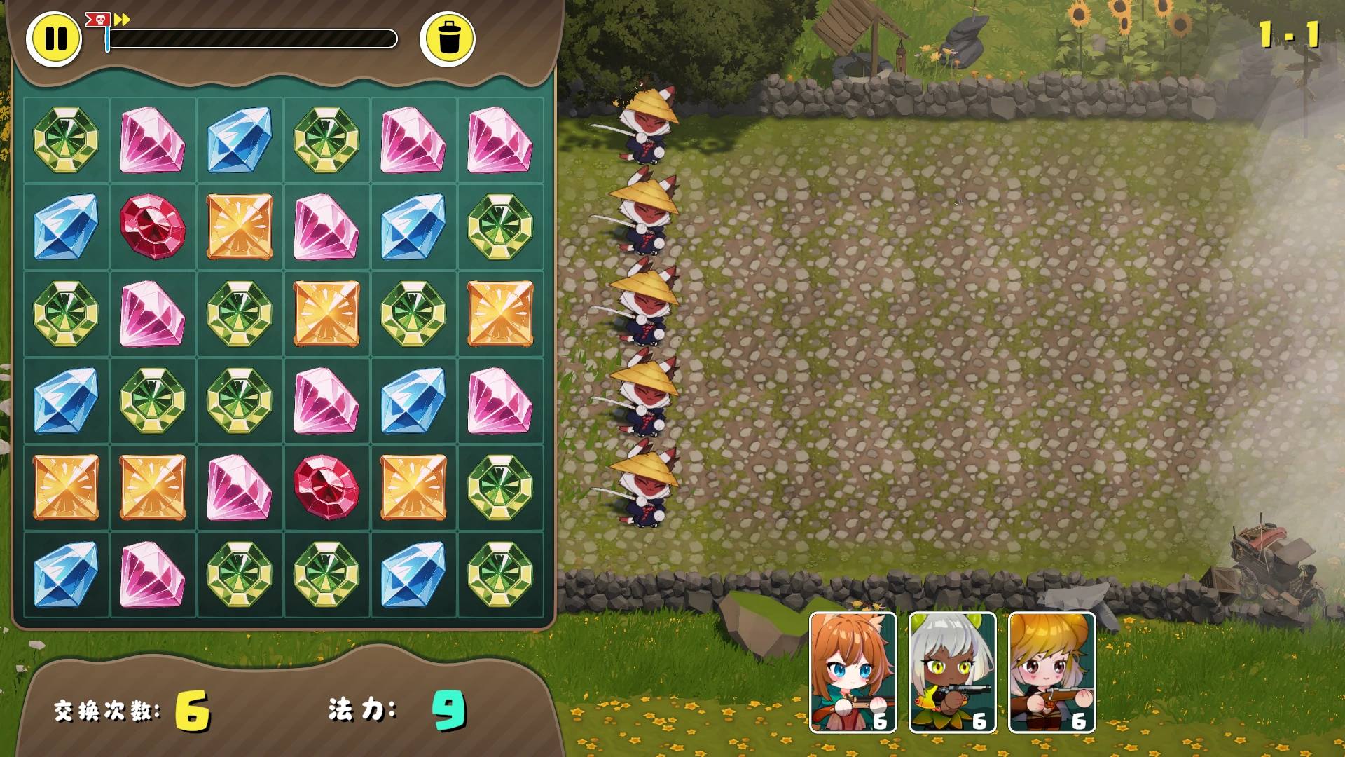 [日系SLG/消消乐] 后宫大战僵尸 Harem vs Zombies 官方中文版 [4.3G] ACG端游 第3张